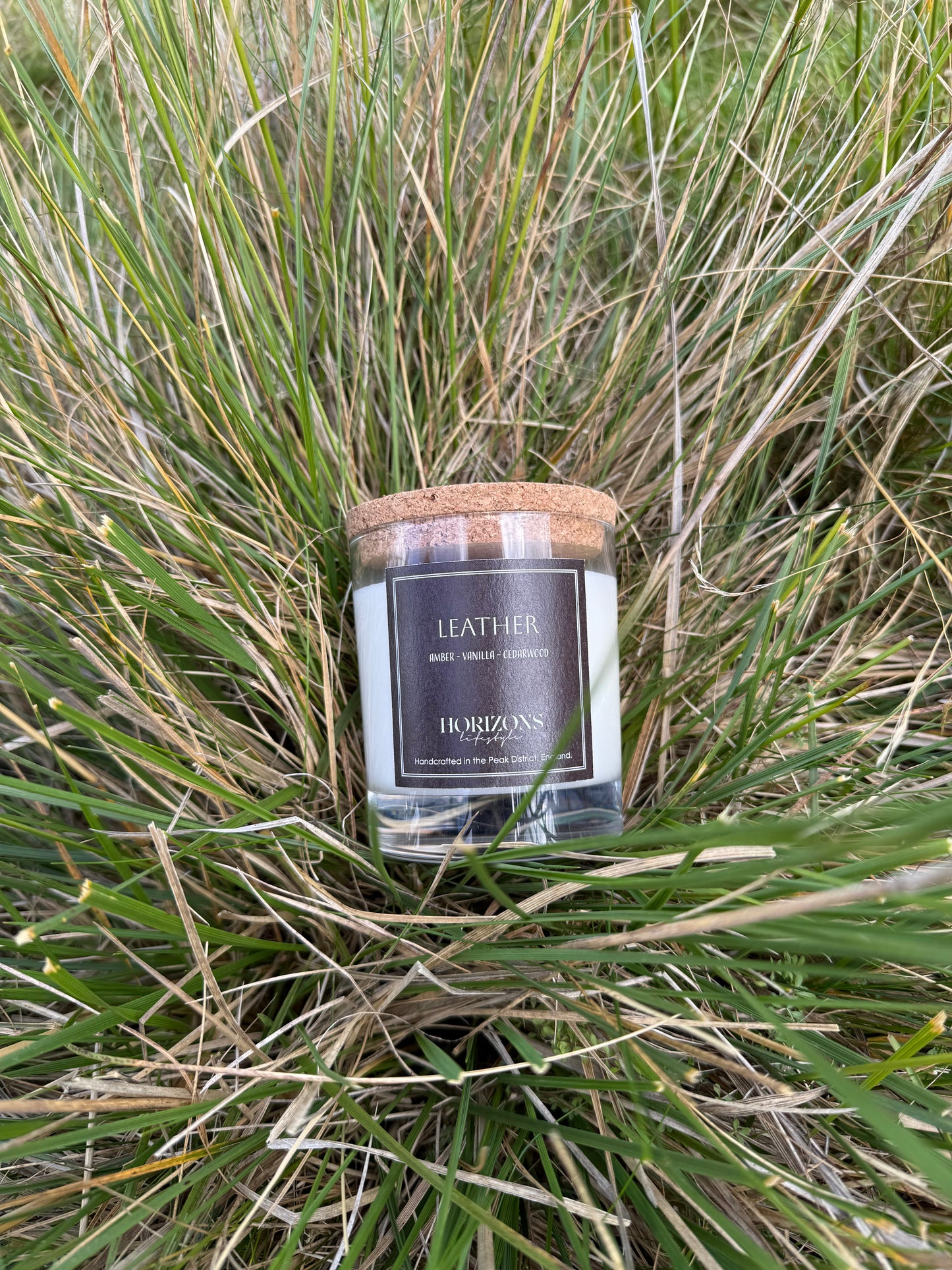 Heritage Couture Leather 2 wick candle