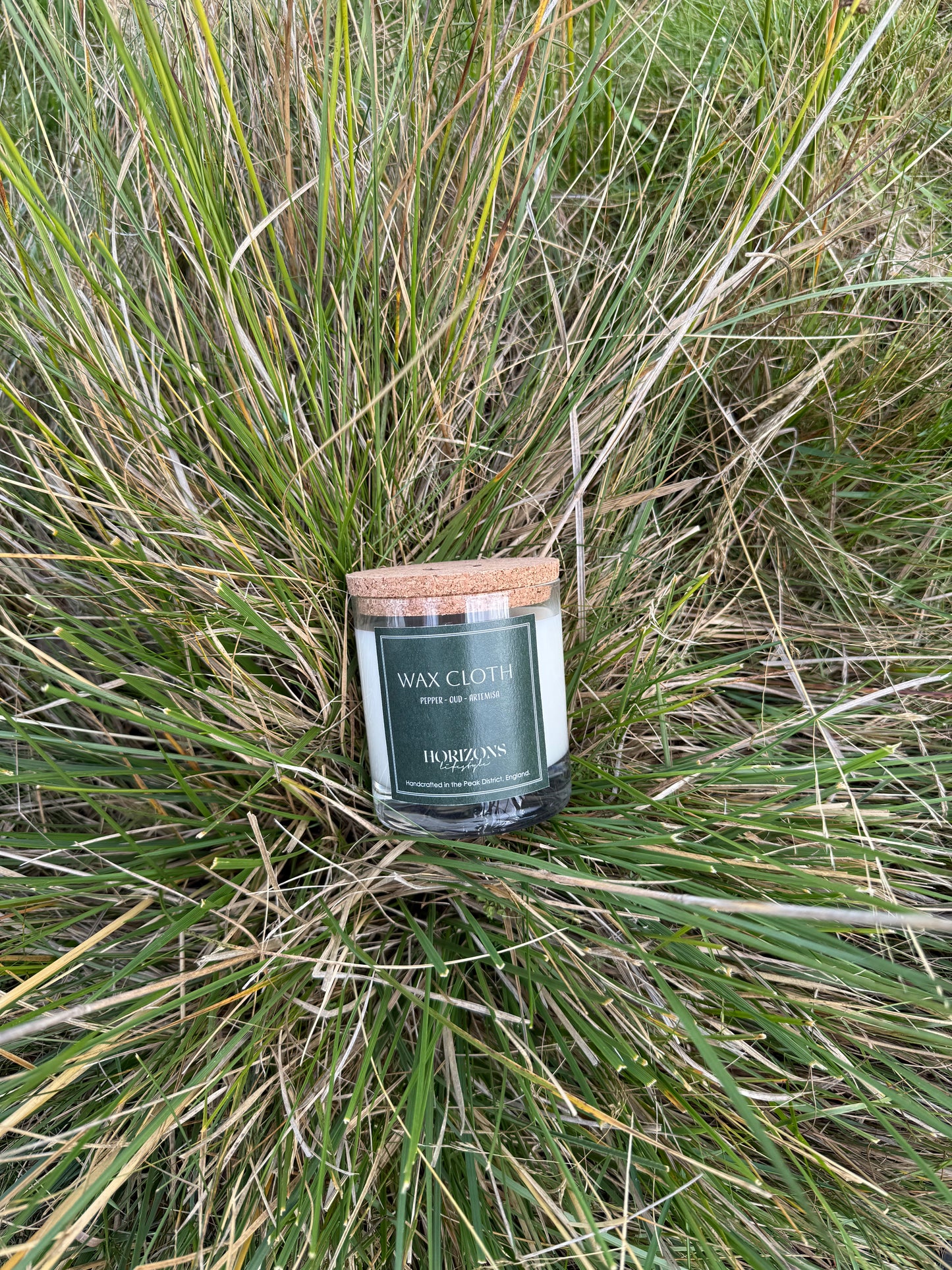 Heritage Couture Wax Cloth 2 wick candle