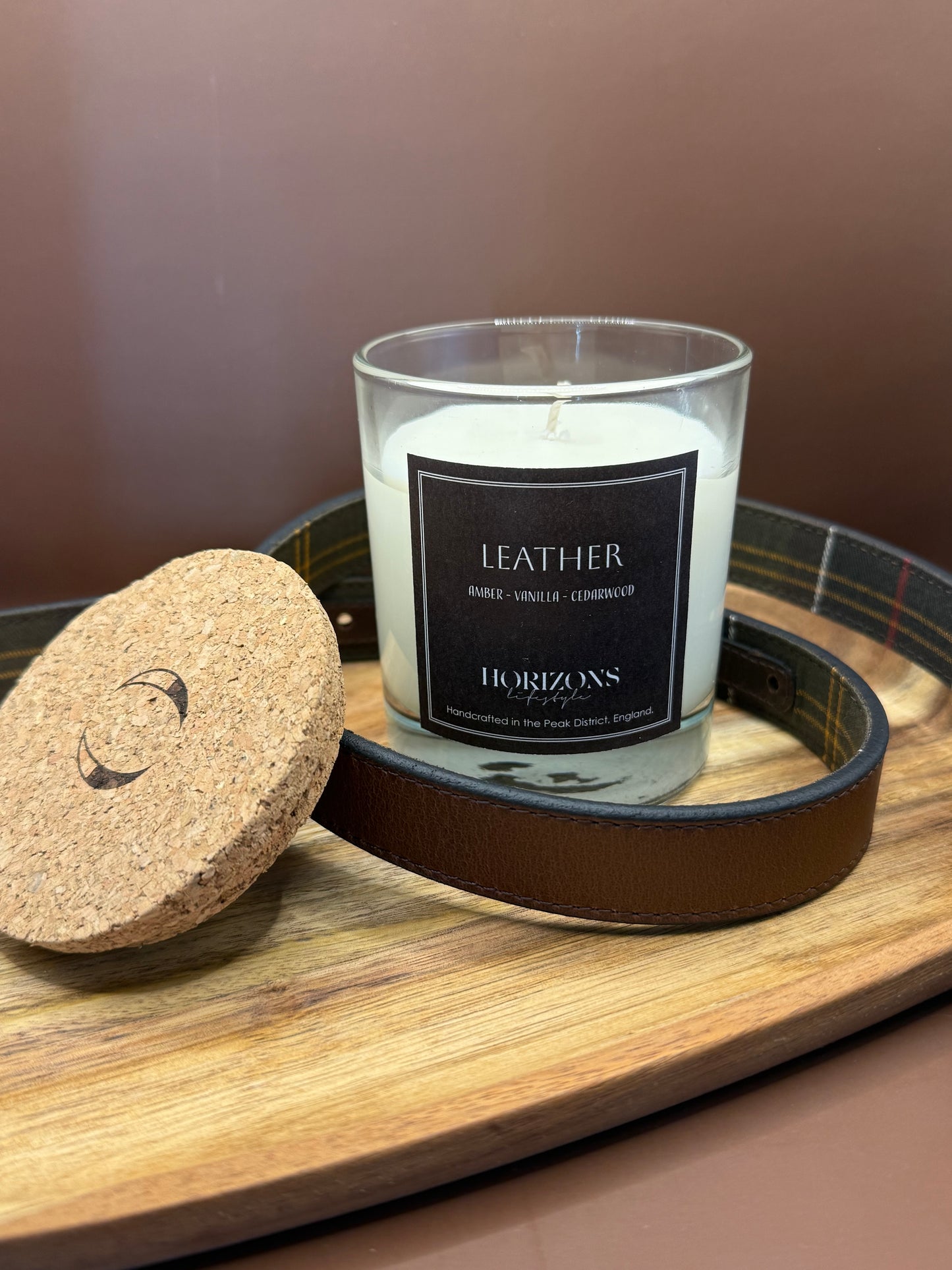 Heritage Couture
Leather single wick candle
