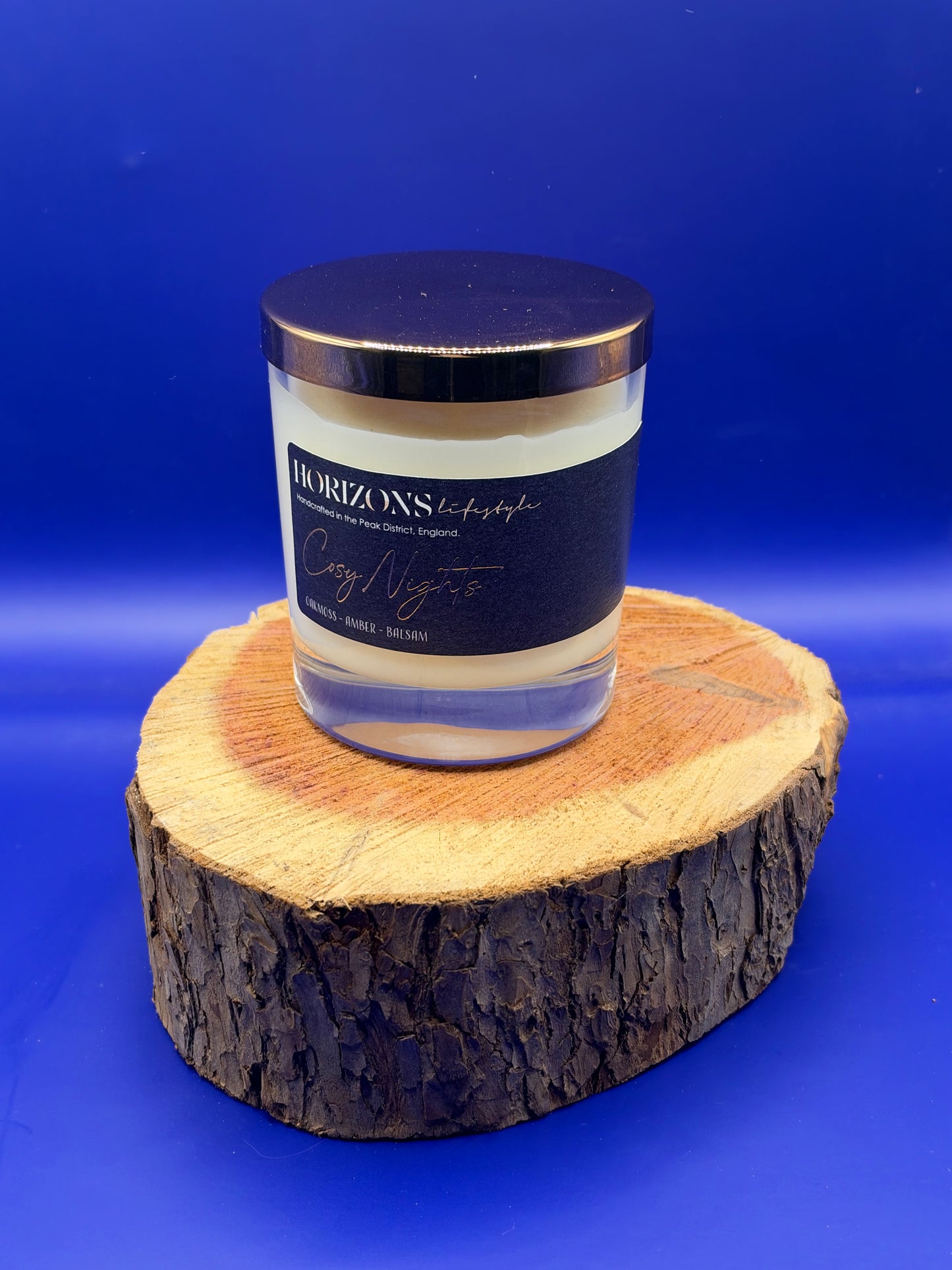 Cosy Nights glass candle