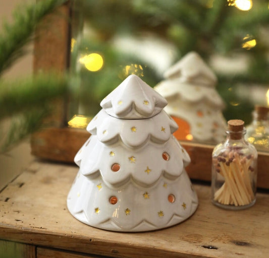 Christmas tree wax burner