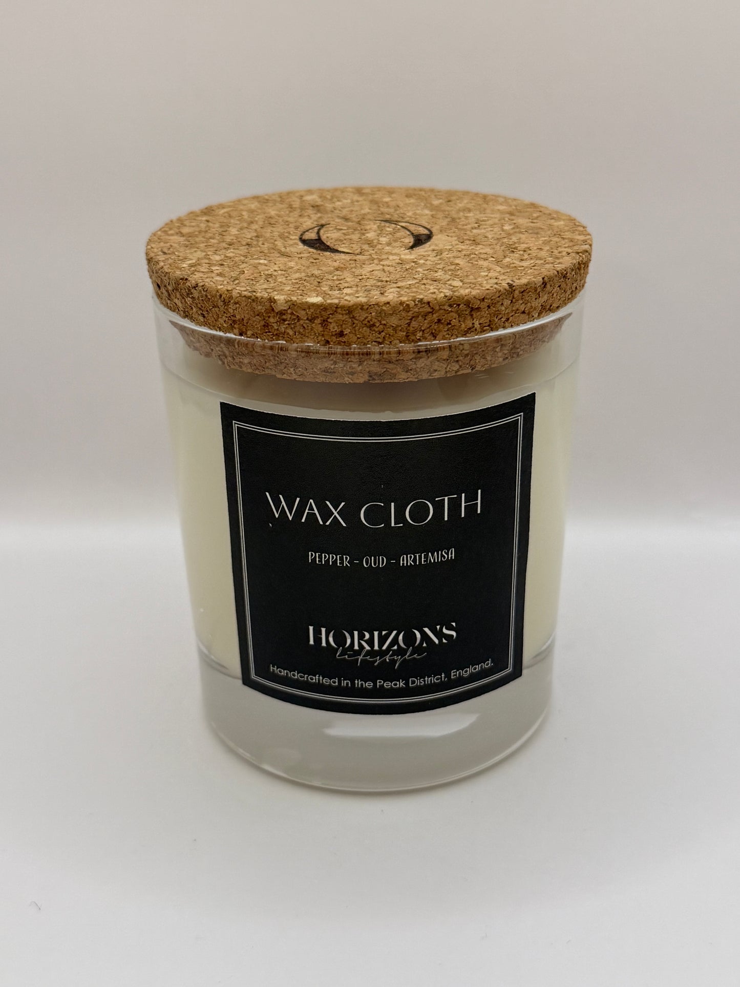 Heritage Couture 
Wax Cloth single wick candle