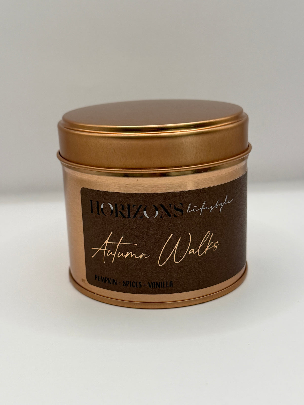 Autumn Walks Tin candle