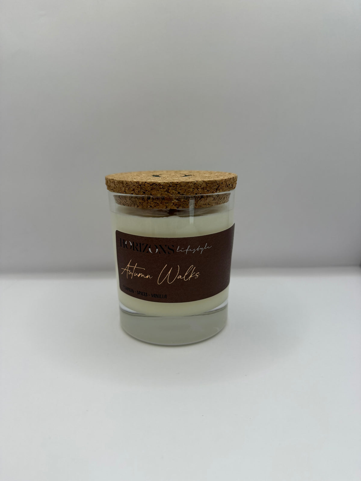 Autumn Walks glass candle