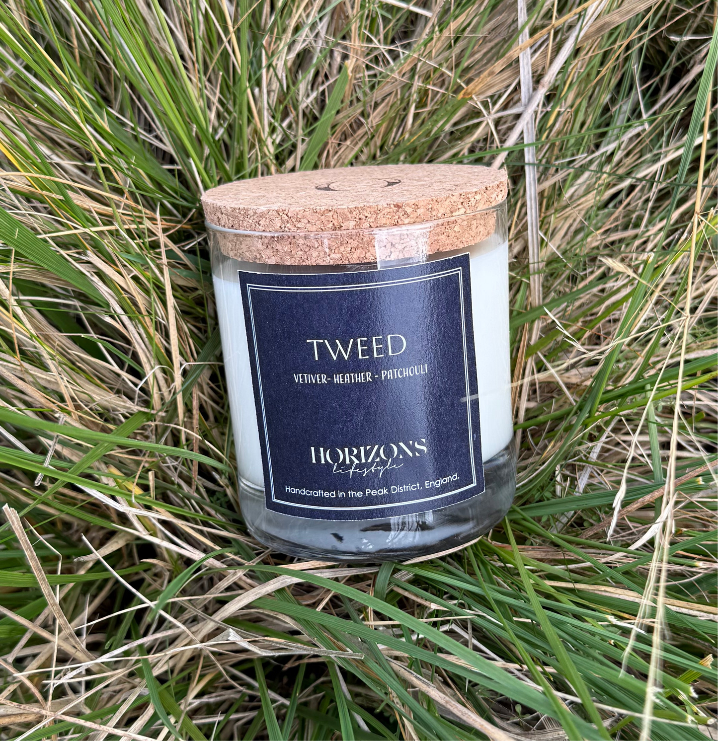 Heritage Couture Tweed single wick candle