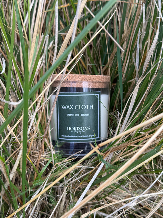 Heritage Couture 
Wax Cloth single wick candle