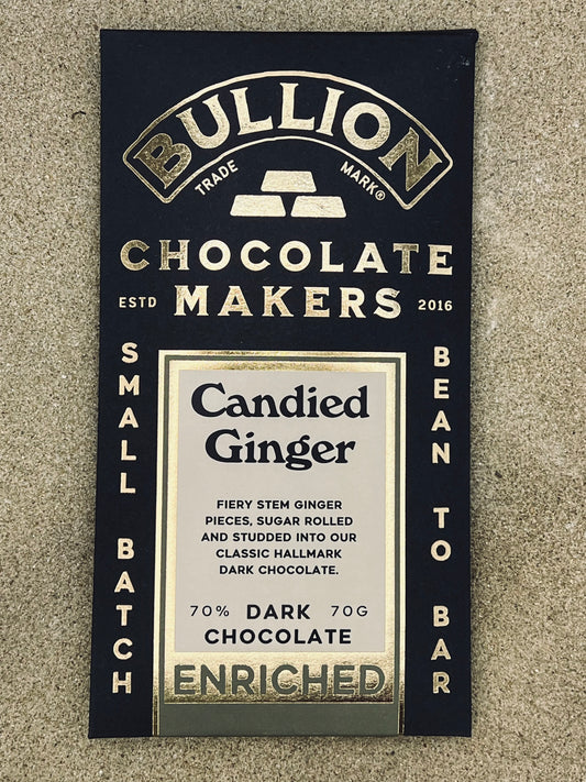 Bullions Candied Ginger Chocolate
