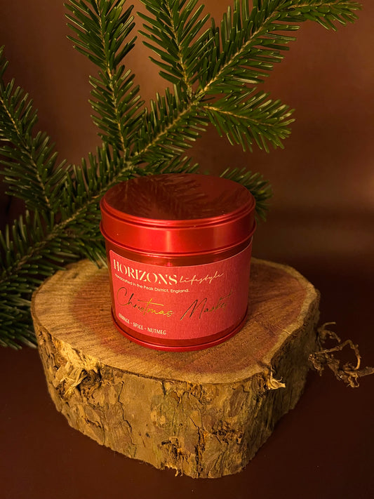 2024 Christmas Market Tin candle