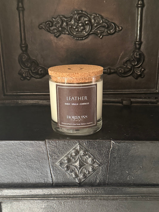 Heritage Couture Leather 2 wick candle