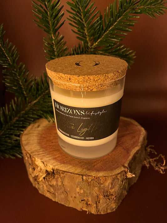 2024 Festive Lights glass candle