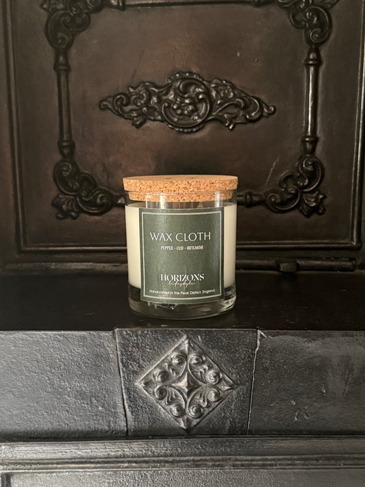 Heritage Couture Wax Cloth 2 wick candle