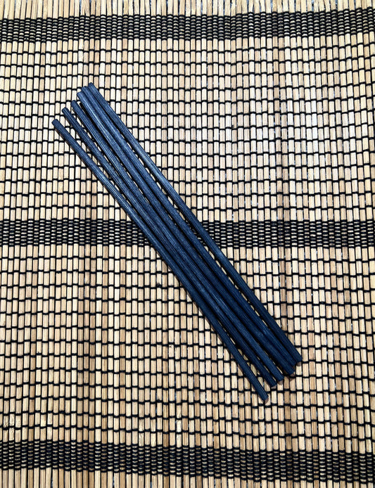Black reed bundle