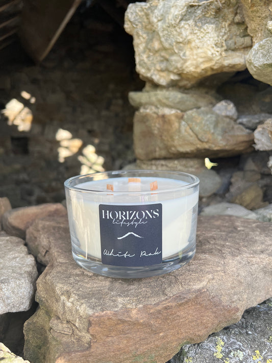 White Peak 3 wick candle