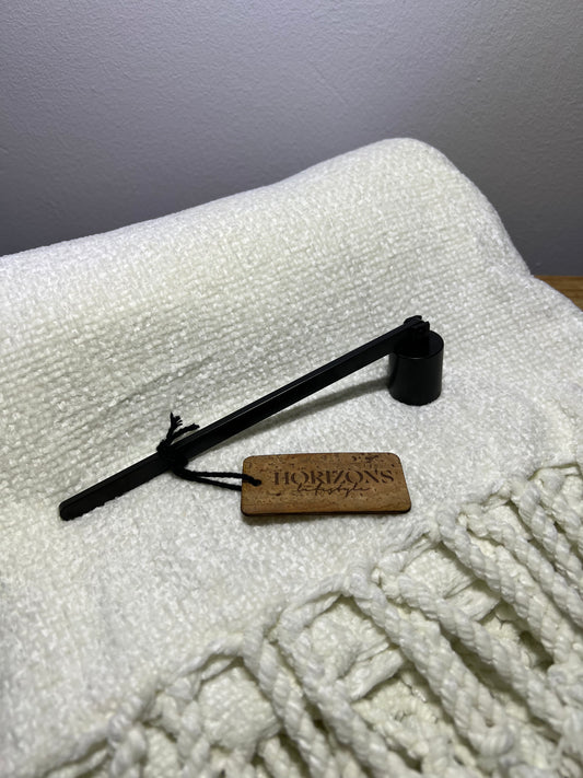 Matte black snuffer